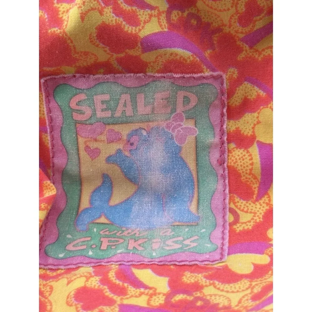 Vtg Cabbage‎ Patch Kissing Kids Doll Bright Color Clothes 1991 Hasbro Romper